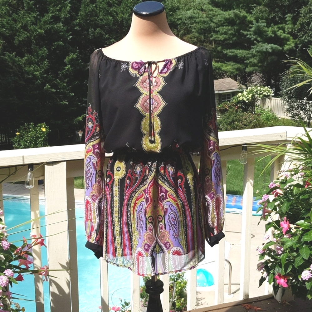 Single Los Angeles Paisley Dress, S, NWOT